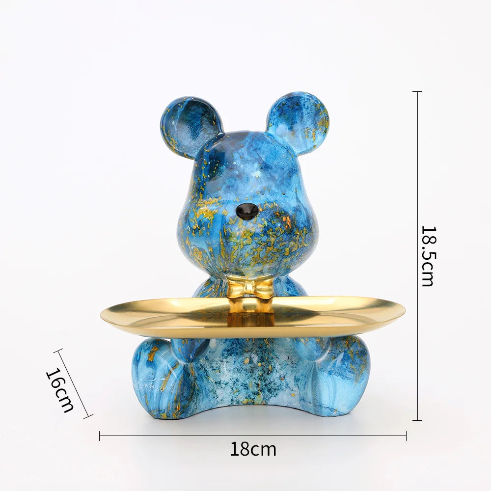 New Graffiti Bear Figurine Home Decoration Animal